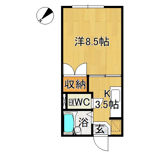 ヴィラ城南 間取り