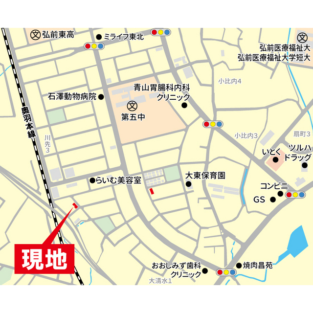 エスポアール 地図（共通）