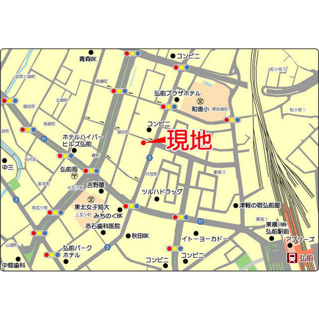 シティハウス代官町 地図（共通）