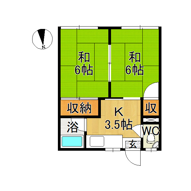 スカイハイツ 間取り