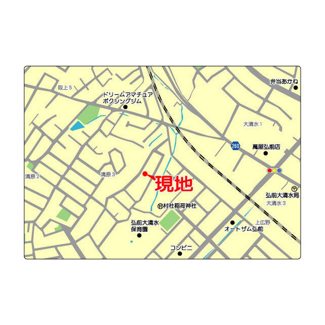 ハイツ清原 地図（共通）