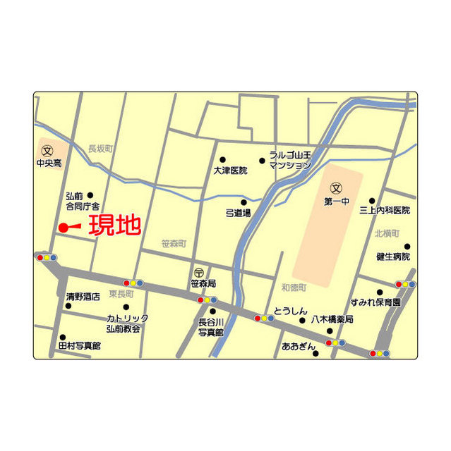 ラ・メゾン　ブランシュ 地図（共通）