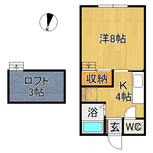 メゾンフォレー城東 間取り