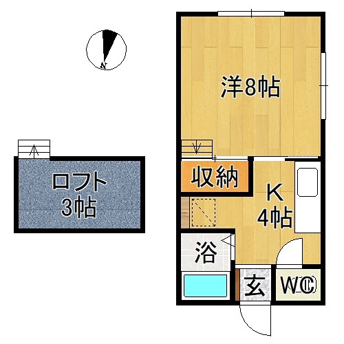メゾンフォレー城東 間取り