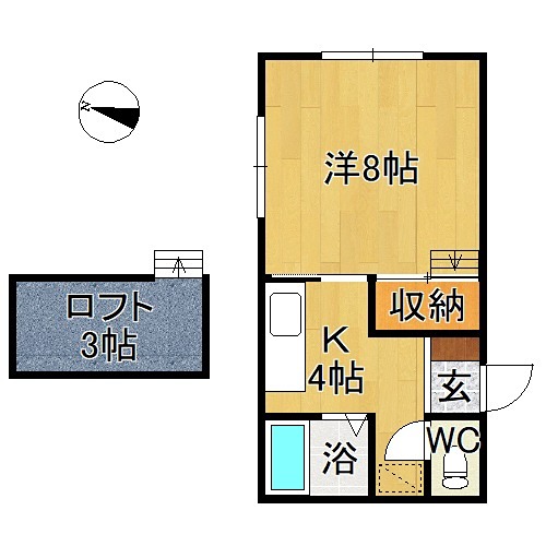 メゾンフォレー城東 間取り