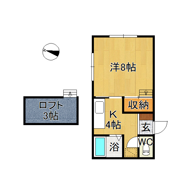 メゾンフォレー城東 間取り