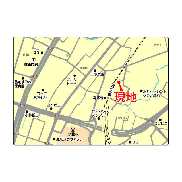 アプリコットハウス 地図（共通）