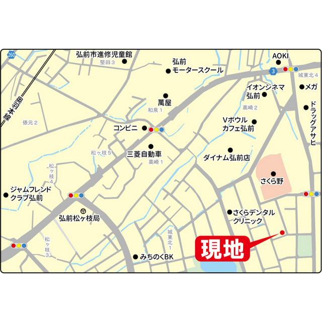 ドリームハウス 地図（共通）