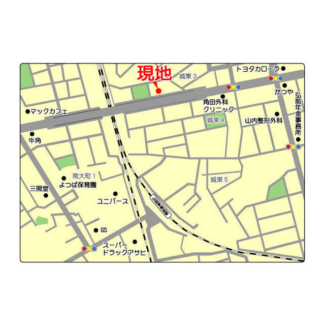 工藤ハイツ 地図（共通）