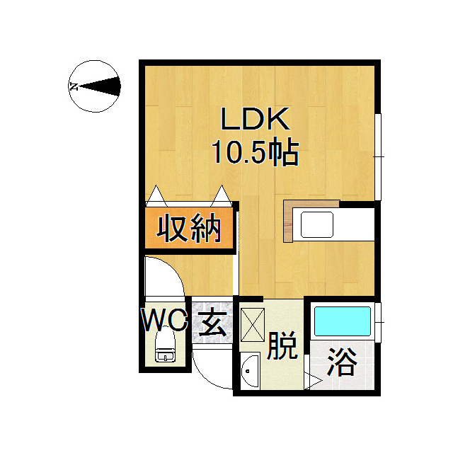 ミーツホイザァ城東Ｂ 間取り
