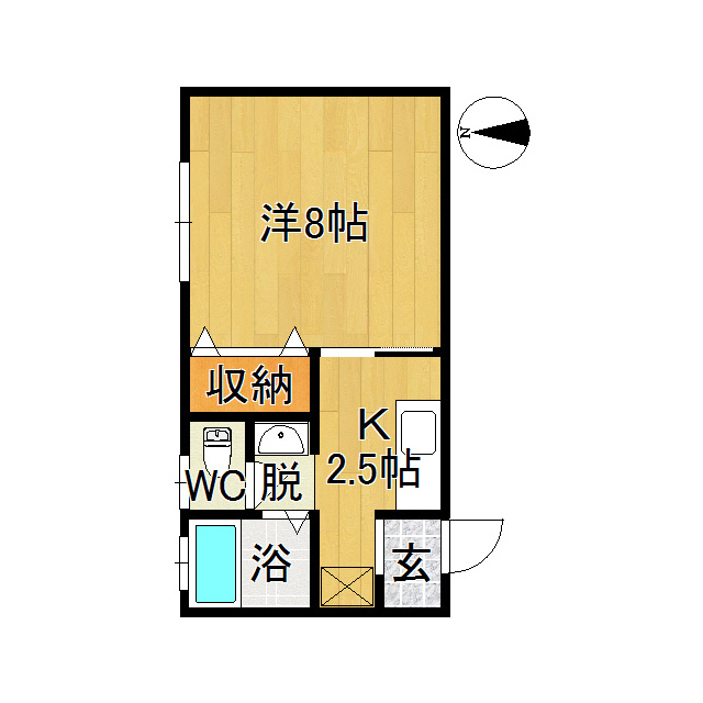 ミーツホイザァ城東Ｂ 間取り