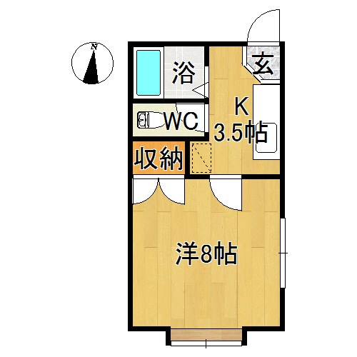 フレールナカノ 間取り