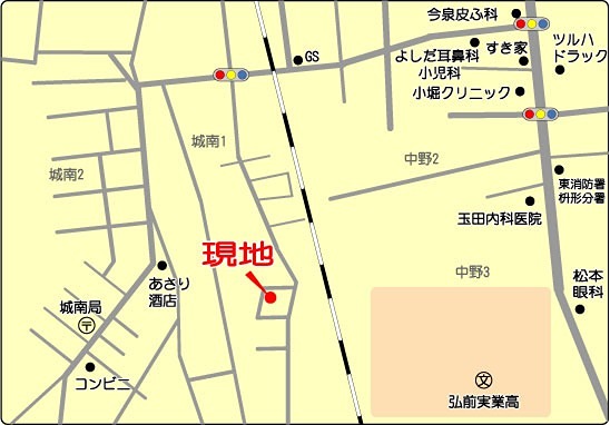 シャトルくどう 地図（共通）