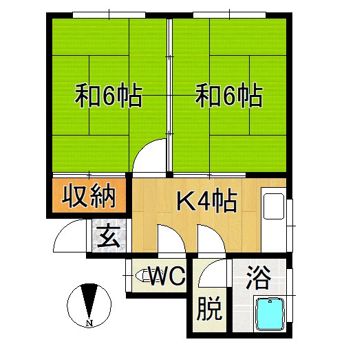 第二太田アパート 間取り