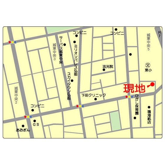 第二太田アパート 地図（共通）