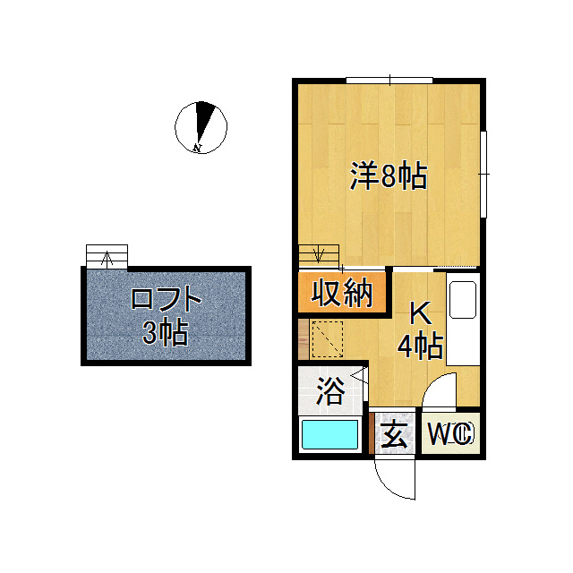 メゾンフォレー城東 間取り