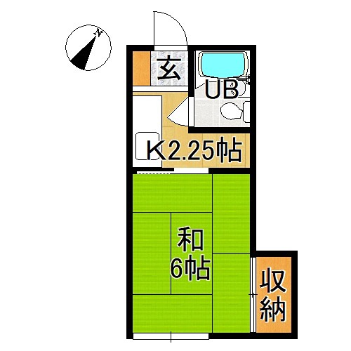 ハイネス松森Ｂ 間取り