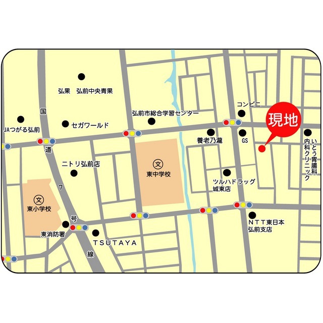 ハイムＮＲ 地図（共通）