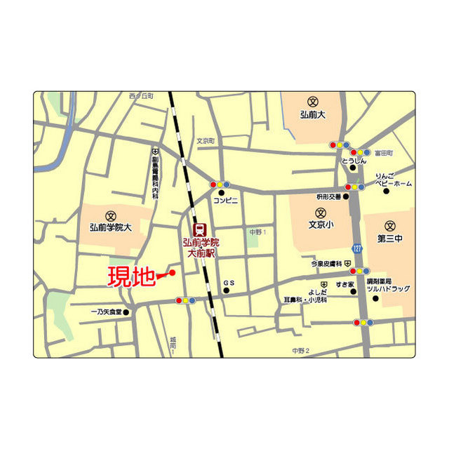 グリーンパレス 地図（共通）
