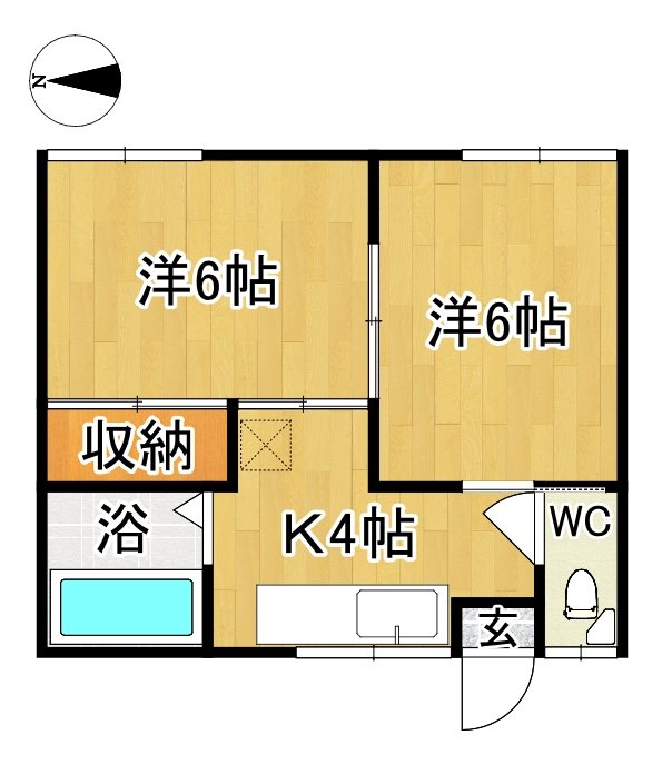 クリーンハイツ泉谷 間取り