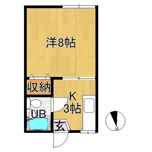ハイツ北の国から 間取り