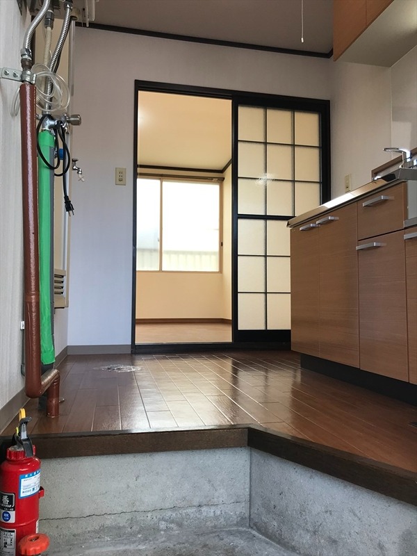 ハイツ北の国から 玄関