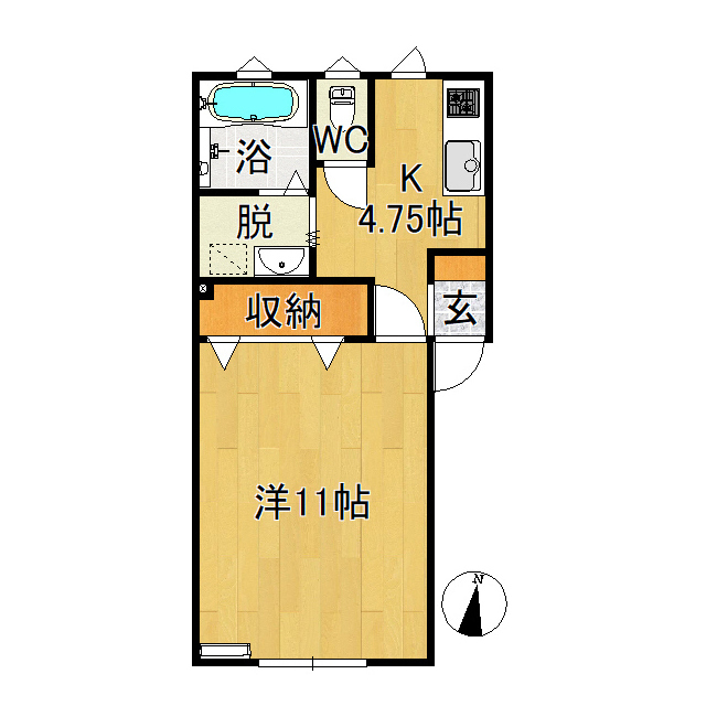サンアベニュー城東北 間取り