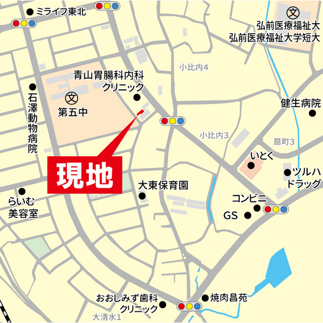 エステート・パレＣ 地図（共通）