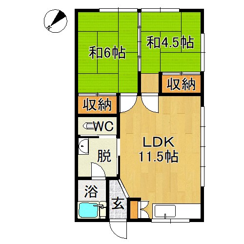 コーポ富英 間取り