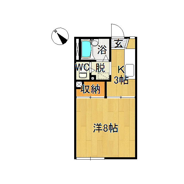 ベルクレール北園 間取り