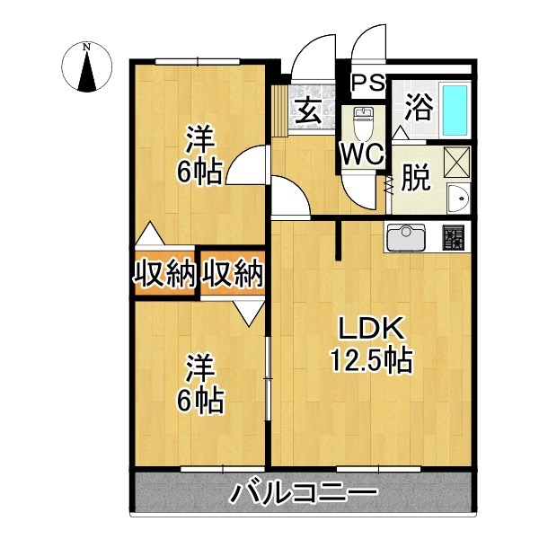 グリーンアイ末広 間取り
