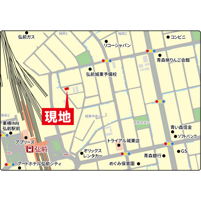アネックス城東 地図（共通）