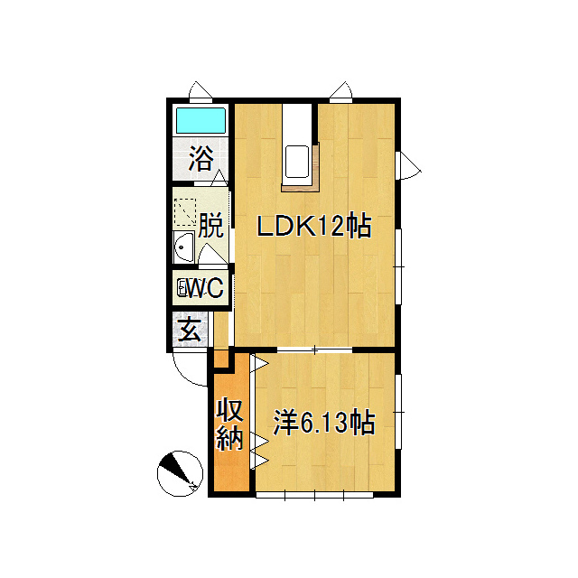 サンフラワーＢ 間取り