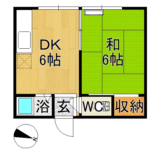 カーサ茂森新町 間取り