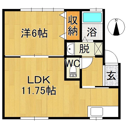 ミーツホイザァ城東Ｃ 間取り