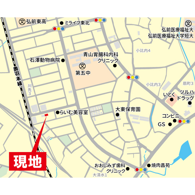 ラ・スイート 地図（共通）