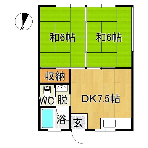 幸荘 間取り
