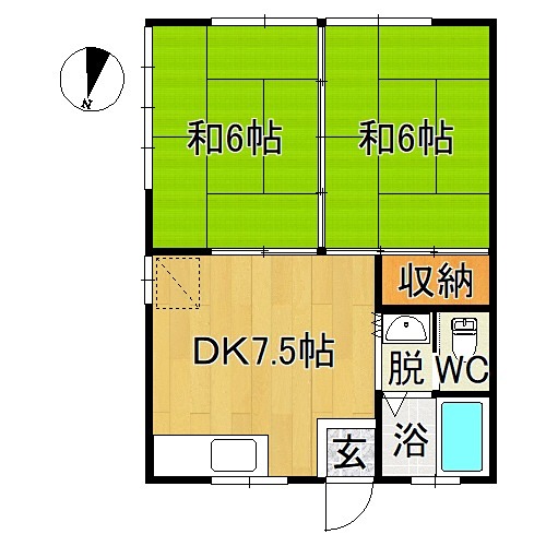 幸荘 間取り