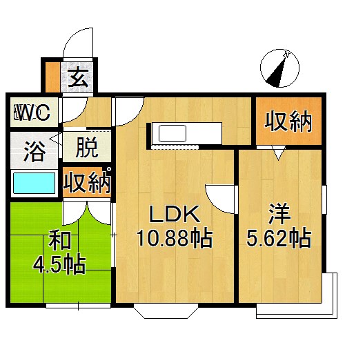 プロミネント弘前 間取り