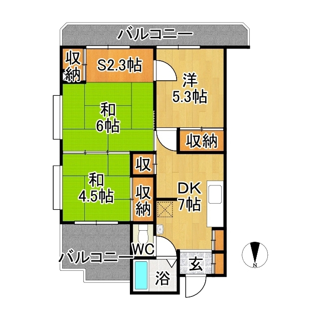 マンション瑞凰 間取り