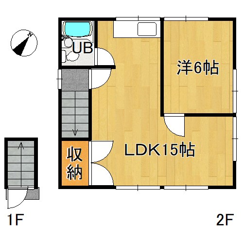富田町朝田店舗 間取り