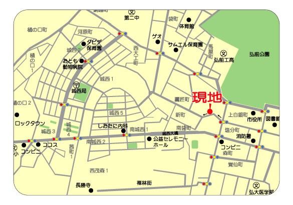 ハイセレールアイ 地図（共通）