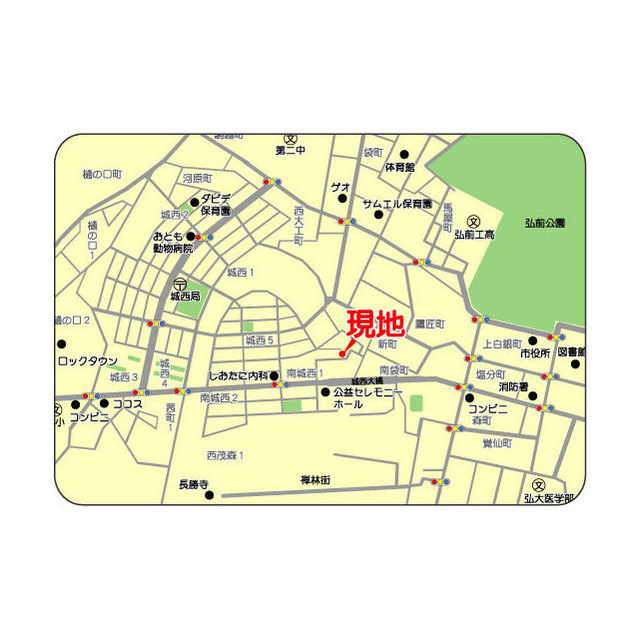 Ｈａｐｐｙ　Ｈｏｕｓｅ　Ｈｉｒｏ 地図（共通）