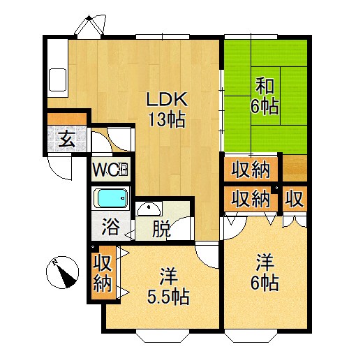 ハイツＲ＆Ｙ 間取り