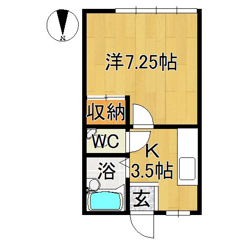 コーポケイ 間取り
