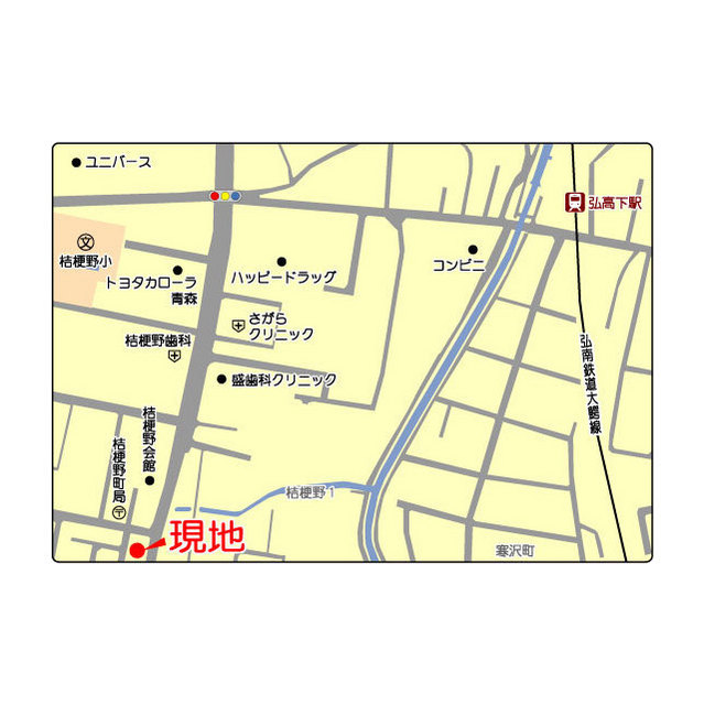 コーポマリア 地図（共通）