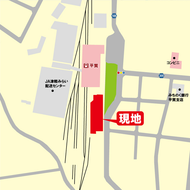 平賀駅前店舗 外観