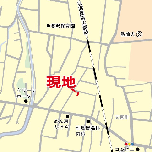 ユアフル西ヶ丘　Ｂ棟 地図（共通）