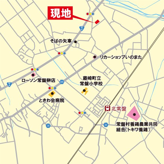 ラフォーレ水木貸店舗 地図（共通）