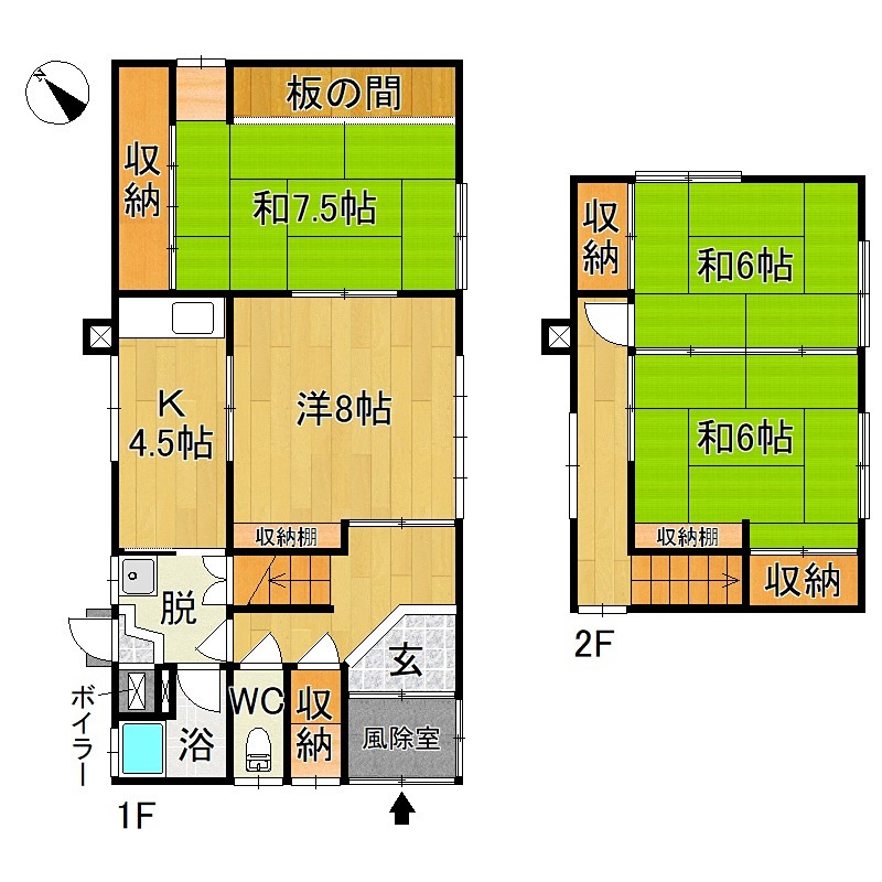 金沢３丁目貸家 間取り